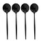 Smarty Had A Party Solid Black Moderno Disposable Plastic Dinner Spoons (480 Spoons), 480PK 9330-BSP-CASE - alternate 1